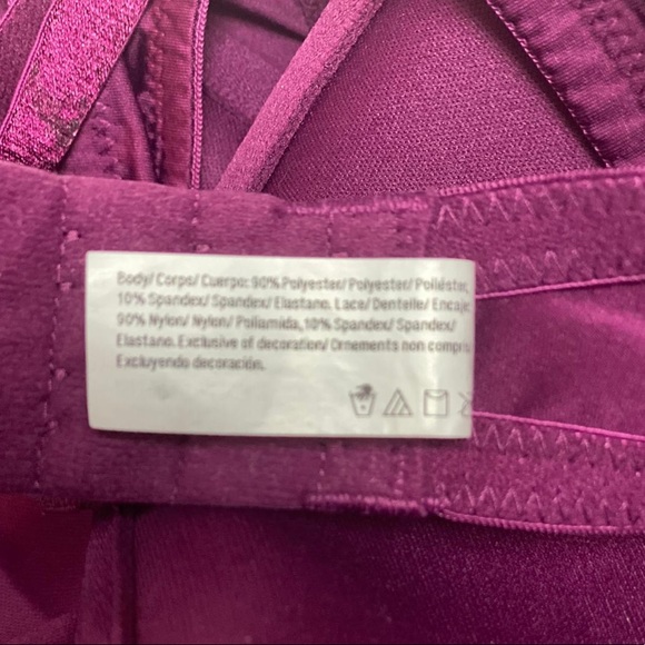 MAIDENFORM Purple Laced Push Up Bra Size 36C - Picture 5 of 6